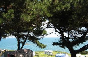 Camping Côtes d'Armor avec emplacements vue sur mer